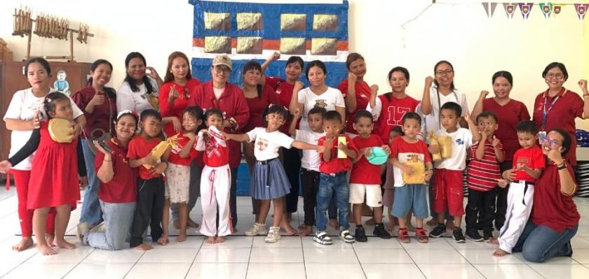 Kemeriahan Lomba Peringatan HUT ke-80 RI di TKK PENABUR Jamblang: Anak dan Orang Tua Bersatu dalam Semangat Kemerdekaan
