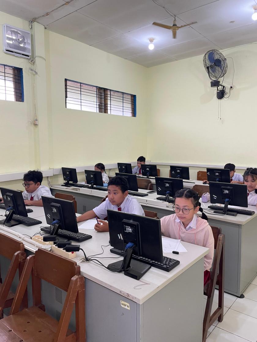 Kegiatan Try Out TKA Kelas VI SDK Penabur Jamblang