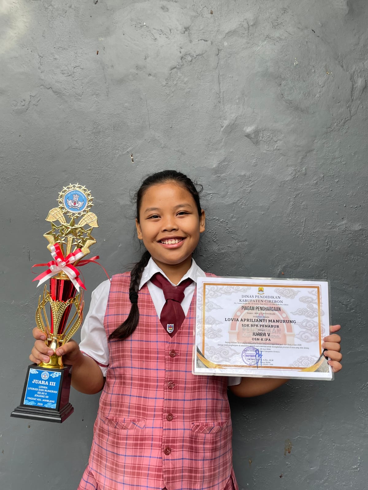 Juara 3 Lomba Literasi dan Numerasi kelas 4