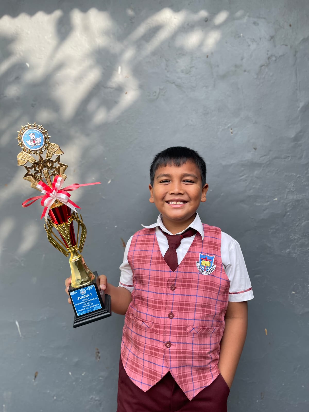 Juara 1 Lomba Literasi dan Numerasi kelas 3