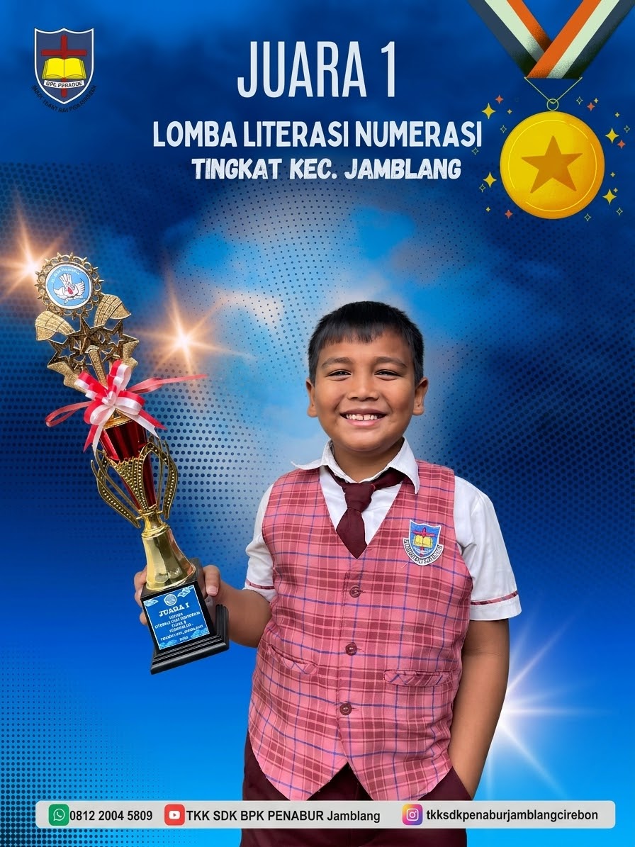 Juara 1 lomba literasi numerasi tingkat kecamatan Jamblang tahun 2025