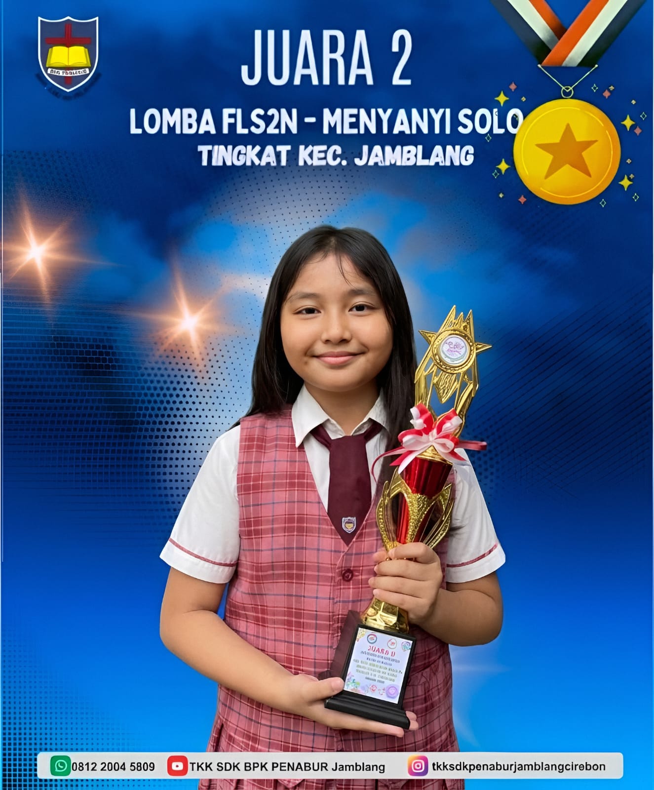 Juara 2 lomba FLS2N tingkat kecamatan Jamblang tahun 2025